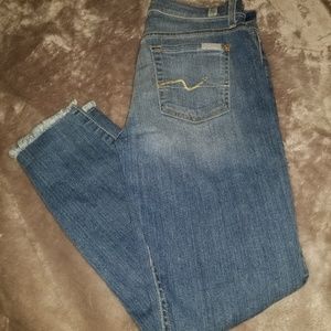 Womens seven jeans for all man kind size 26